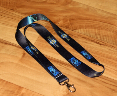 Blizzard Entertainment StarCraft II 2 Legacy of the Void promo Lanyard Keyholder