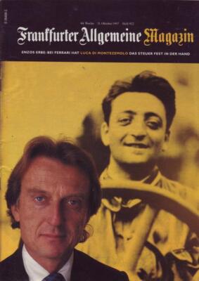 Frankfurter Allgemeine Magazin Nr. 922/1997 31.10.1997 Enzos Erbe: Bei Ferrari h