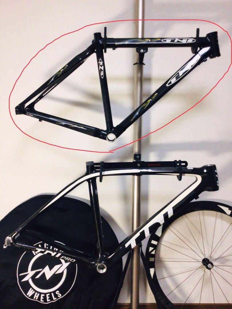 TNi Carbon Frame Set Road Bike Black Unused XS Size 44 Free