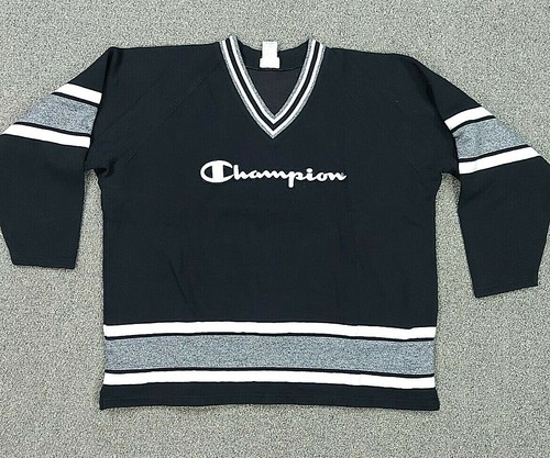 Champion Sweater Mens Extra Large Black 
