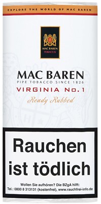 Mac Baren Pfeifentabak Virginia No.1 50g