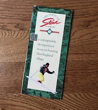Vintage 1990-91 Stowe Ski Resort Brochure 