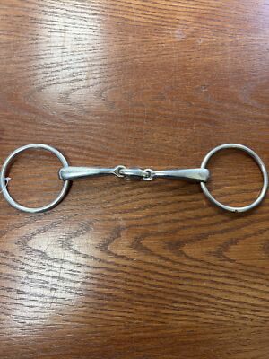 6'' Stubben Steeltec Loose Ring Snaffle Bit