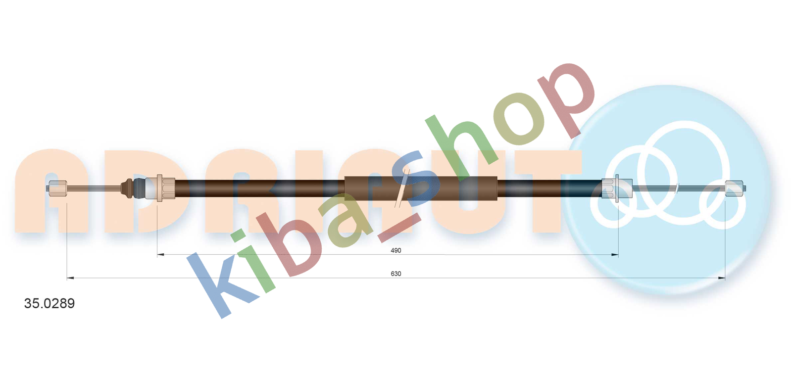 RIGHT REAR RIGHT HANDBRAKE CABLE REAR R 630MM/490MM FITS FOR PEUGEOT 406 1630 eBay