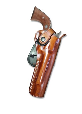 Paddle Holster Fits, Ruger BlackHawks .357/41 Mag 6.5'' (ROUND T-GUARD) #1459#