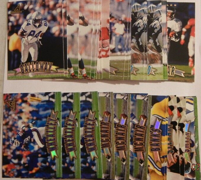 1997 PINNACLE FOOTBALL CARD SINGLES "U PICK" #6-99 EX-NM FREE SHIP