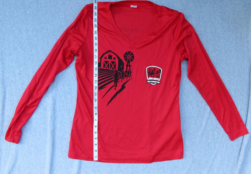 Sport Tek Amish Country Media Maratón Mujer Manga Larga T Ohio Anuncios Locales Foto 2 de 4