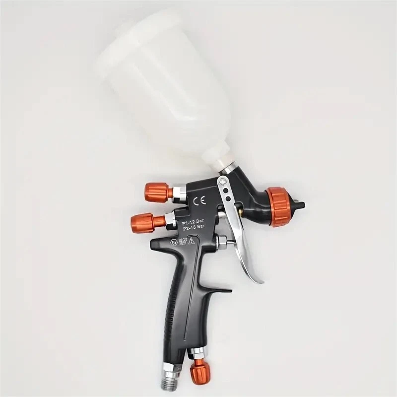 DeVilbiss MINI Pistola a Spruzzo SRI Pro 1.2mm HVLP Pistola 250cc Spruzzatore - Immagine 3 di 4