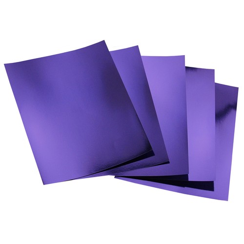 Hygloss Blue Metallic Folie Karton Blätter, 8,5 x 11 Zoll, glänzend, 25 Blatt - Bild 5 von 6
