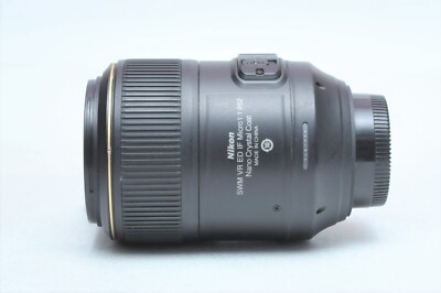 Nikon AFS 105mm f/2.8G ED-IF AF-S VR Macro Lens *Fair* | eBay