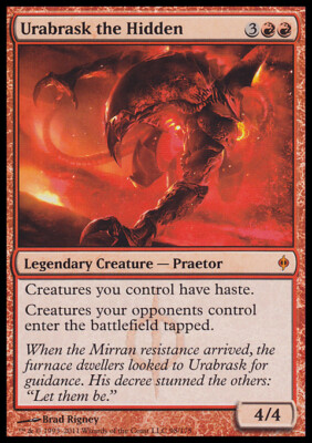 MTG URABASK THE HIDDEN FOIL EXC - URABASK THE HIDDEN - NPH - MAGIC