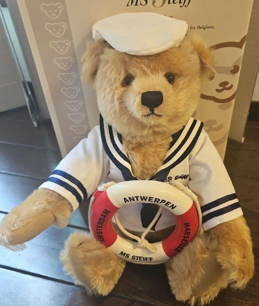 Plush Toy Steiff MS Sailor Bear Blonde 13 Inches with Box | eBay