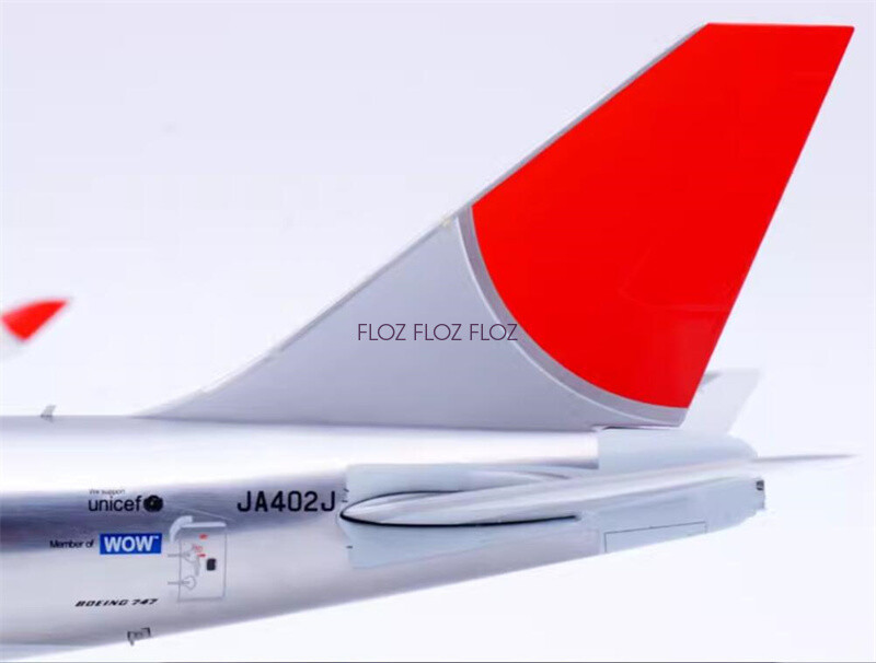 @*様 JCWings JAL CARGO B747-400F JA402J 1 www.JetCollector.com: JAL Cargo B747-400F polished, w/stand JA402J