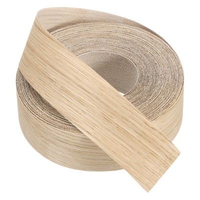White Oak Edge Banding 2'' x 49.2ft Wood Veneer Tape Pre-glued Flexible
