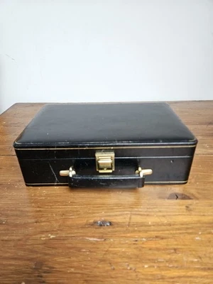 Mallette à Bijoux cuir noir Lancel Vintage - Photo 1/4