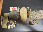 Vintage 1964 G.I. Joe Action Figures & Accessories Wooden Foot Locker