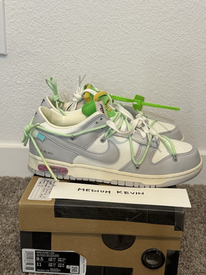 Size 9.5 - Nike Off-White x Dunk Low Lot 07 of 50 BRAND NEW