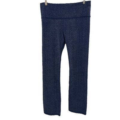 Athleta womens Elation Textured Straight Leg pull on yoga pants size L (21Wx30L)