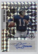 2022 Panini Mosaic Auto Mosaic Phil Simms #AM-PS Auto v9t