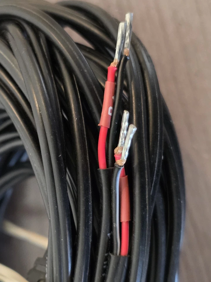 For Bose Lifestyle 650 system Front Speaker Cable Black Wire 4 Pin 20ft - Image 4 of 4