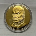1973 FM STERLING SILVER 41 GRAM PROOF PRESIDENTIAL COIN = 1.2 OZ ASW =JOHN ADAMS
