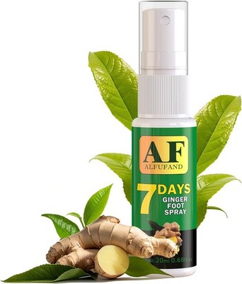 7 Day Foot Spray for Smelly Feet & Odor  Ginger 1.23 Ounce (Pack of 1) 
