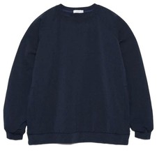 nanamica ALPHADRY Crew Neck Sweat L Black SUHF360 Tech Fleece Japan F/S
