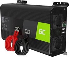 Green Cell PRO 1000W/2000W 12V 220V/230V Onda Pura Inverter Invertitore di Tensi