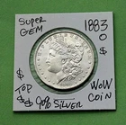 1883 O Morgan Dollar BREATHTAKING CH FROSTY GEM CH BU Ultra SUPER High Grade $