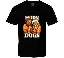 The Moon Dogs Retro Wrestling Legend Caricature T Shirt