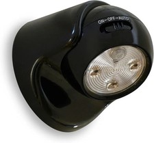 Auraglow Motion Activated PIR Sensor Cordless LED Security Light Black