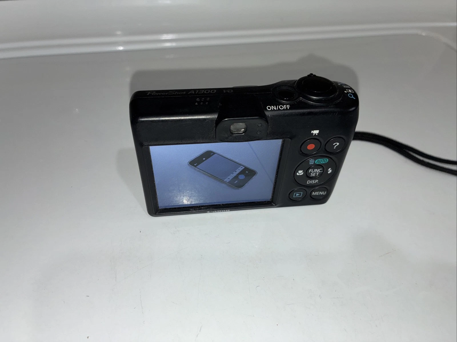 Canon PowerShot A1300 HD 16MP Digital Camera 5x Optical Zoom Black; Tested Works - product detail image 8