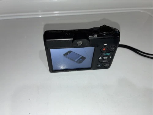 Canon PowerShot A1300 HD 16MP Digital Camera 5x Optical Zoom Black; Tested Works image 8