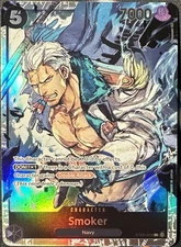 Smoker - ST06-004 - Super Rare - English - Near Mint - One Piece CCG