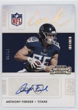 2021 Panini Contenders NFL Ink 72/99 Anthony Firkser #INK-AFI Auto 11oq
