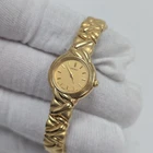 Vintage Seiko Ladies Dress Wrist Watch Gold Tone 1N00-1H40 AS-IS