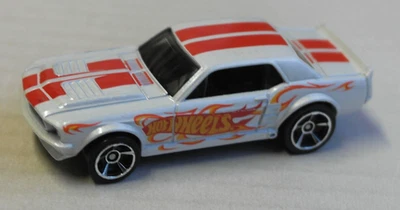 Hot Wheels 1967 Ford Mustang Coupe weiß Flammen Flames HW Auto Car Mattel ´67 - Bild 1 von 4
