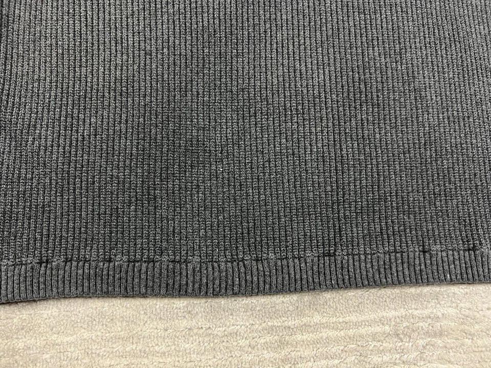 Vintage Cherokee Sweater Mens Large Gray Long Sleeve Henley Cotton - Image 4 of 4