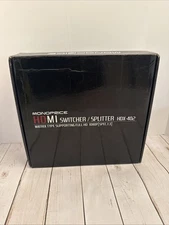 Monoprice HDMI Switcher/Splitter HDX-402 HD 1080P 4 in 2 out; Remote NIB CHARITY