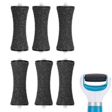 6 Pack Roller for Amope Pedi Foot File, Upgrade Concave Shape Roller for Crac...