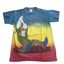 Vintage Disney Quasimodo The Hunchback Of Notre Dame T-shirt Youth Kids 13/24