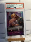 VINSMOKE SANJI TREASURE RARE OP10-063 ONE PIECE OP12 LEGACY OF THE MASTER PSA 10