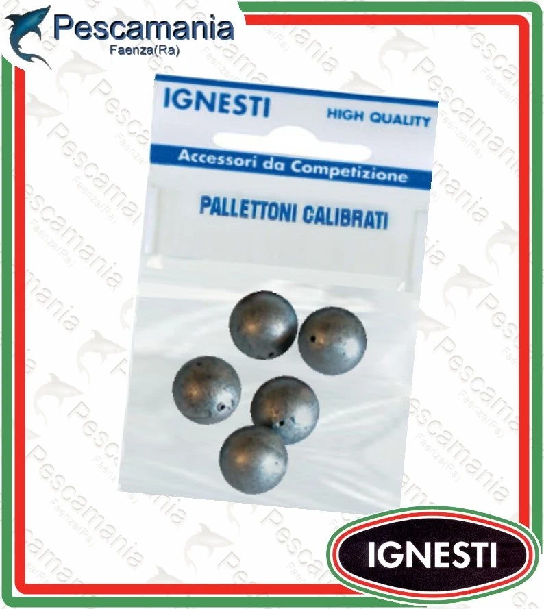 bola tamaño Ignesti plomo perdigones