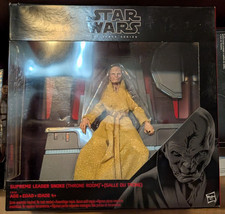 Star Wars Supreme Leader Snoke Figure Black Series  Throne Room  New Sealed