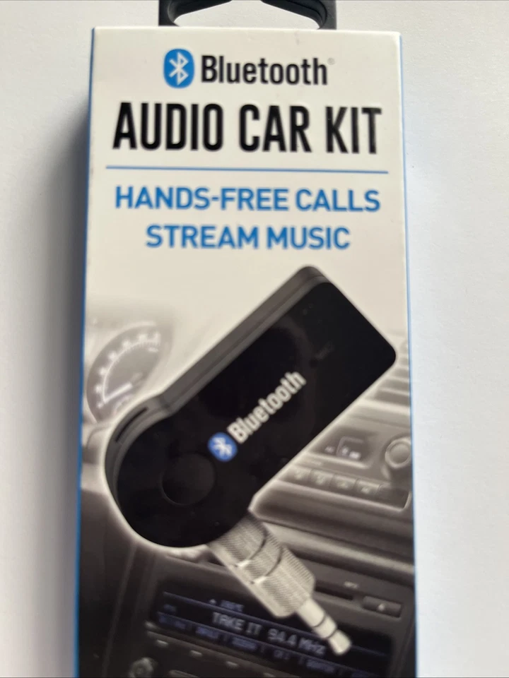 Bluetooth Audio Car Adapter Hands-Free Calls & Home Stereo -3.5mm Rechargeable  - Image 3 of 4
