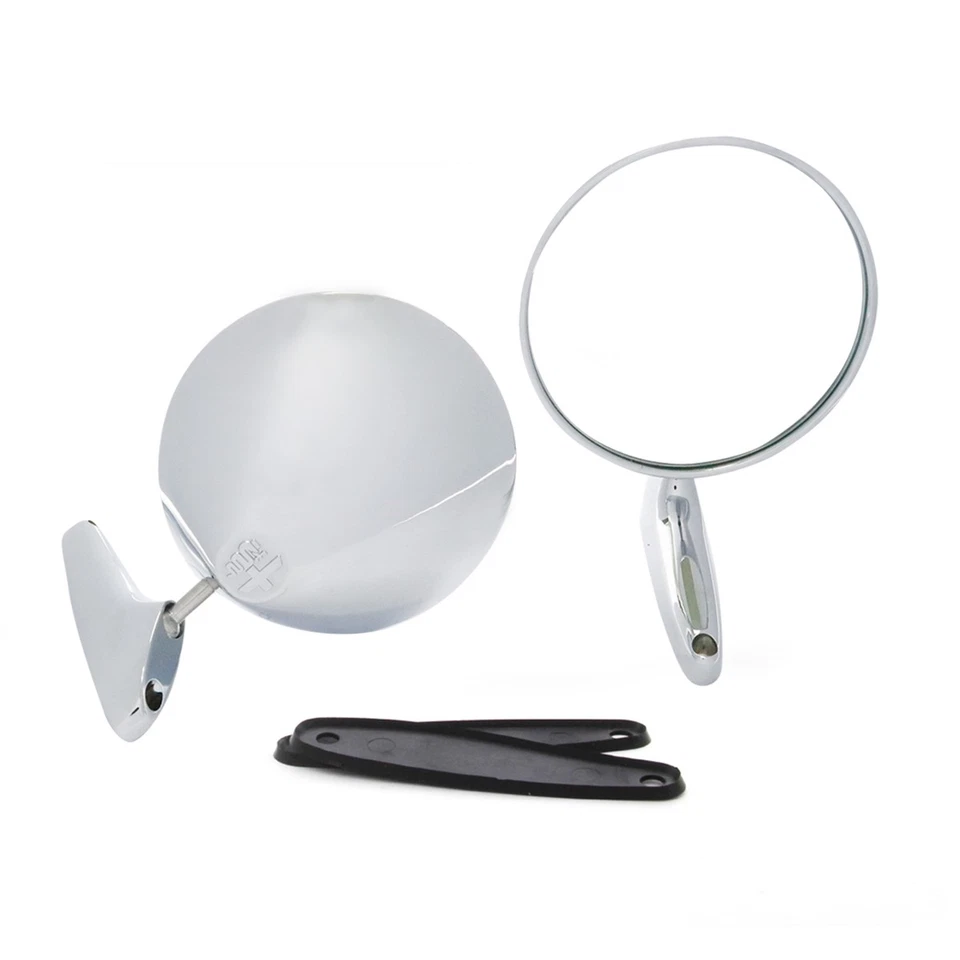 OPEL OLYMPIA REKORD A B C P III ПАРА НЕРЖАВЕЮЩИХ ДВЕРНЫХ ЗЕРКАЛ НОВЫЕ LH / RH (2 шт.) - Изображение 2 из 4