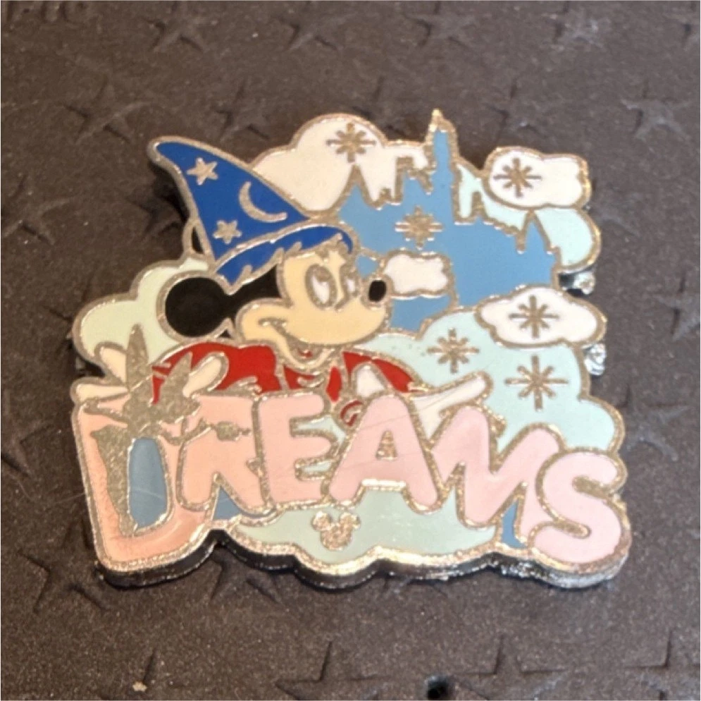 Disney Mickey Mouse Pin Single Hidden Mickey Dreams Disneyland Resort Hotel 2007