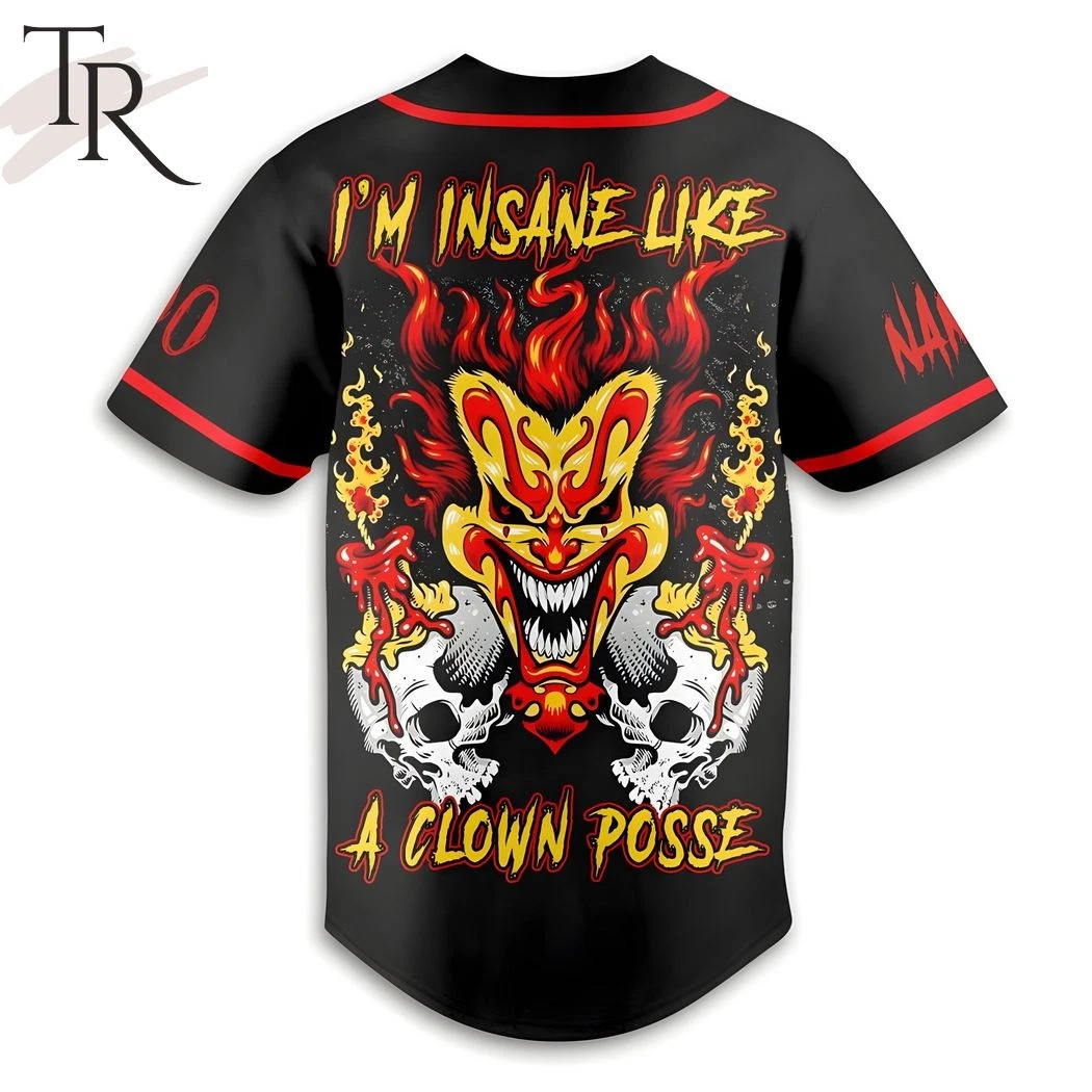 Insane Clown Posse Custom Baseball Jersey