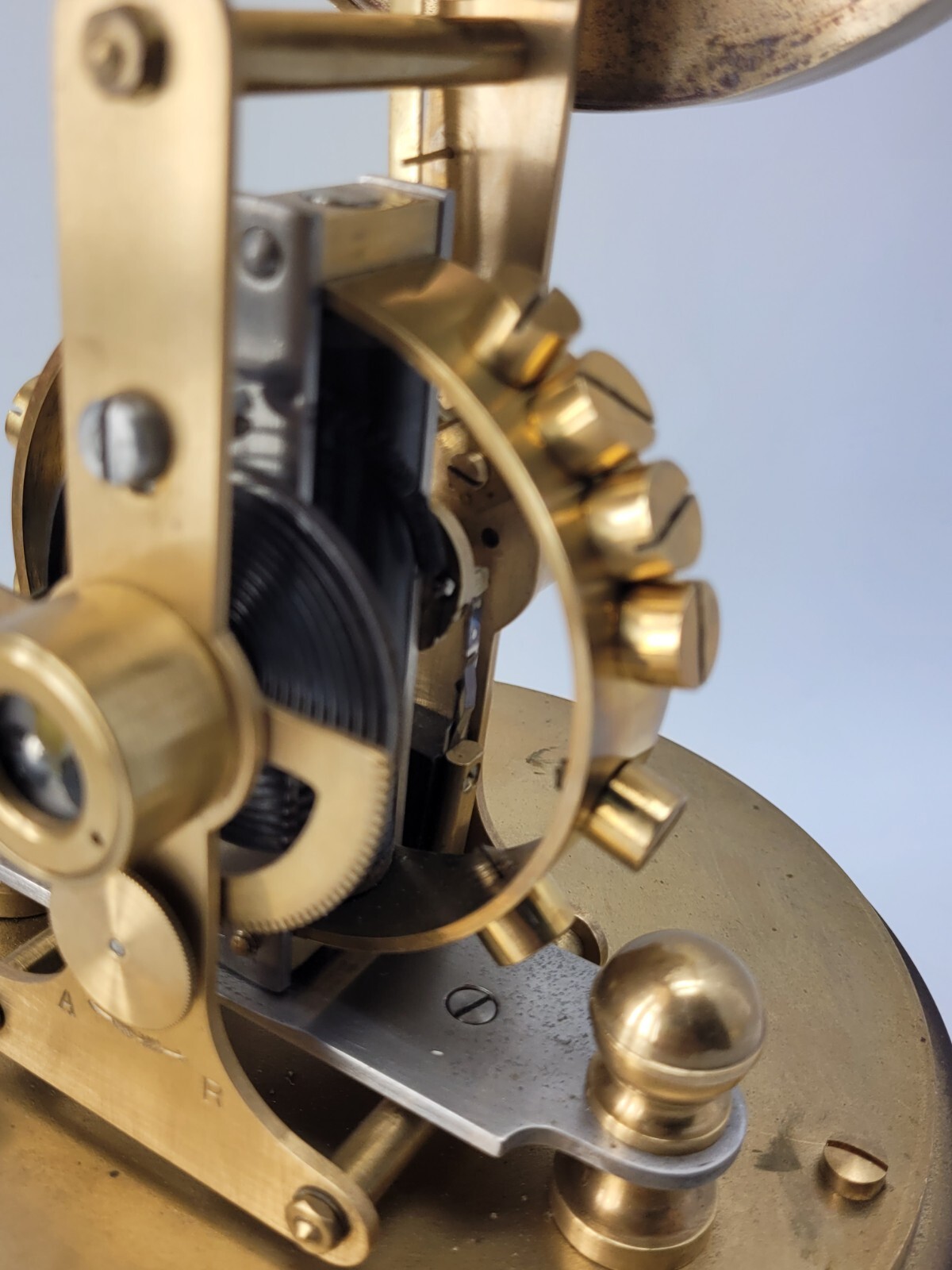 Antique Eureka Style Under Glass Dome Clock eBay