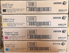 4 X Original Toner XEROX DocuColor 240 242 250 252 260 / 006R01449 - 006R01452